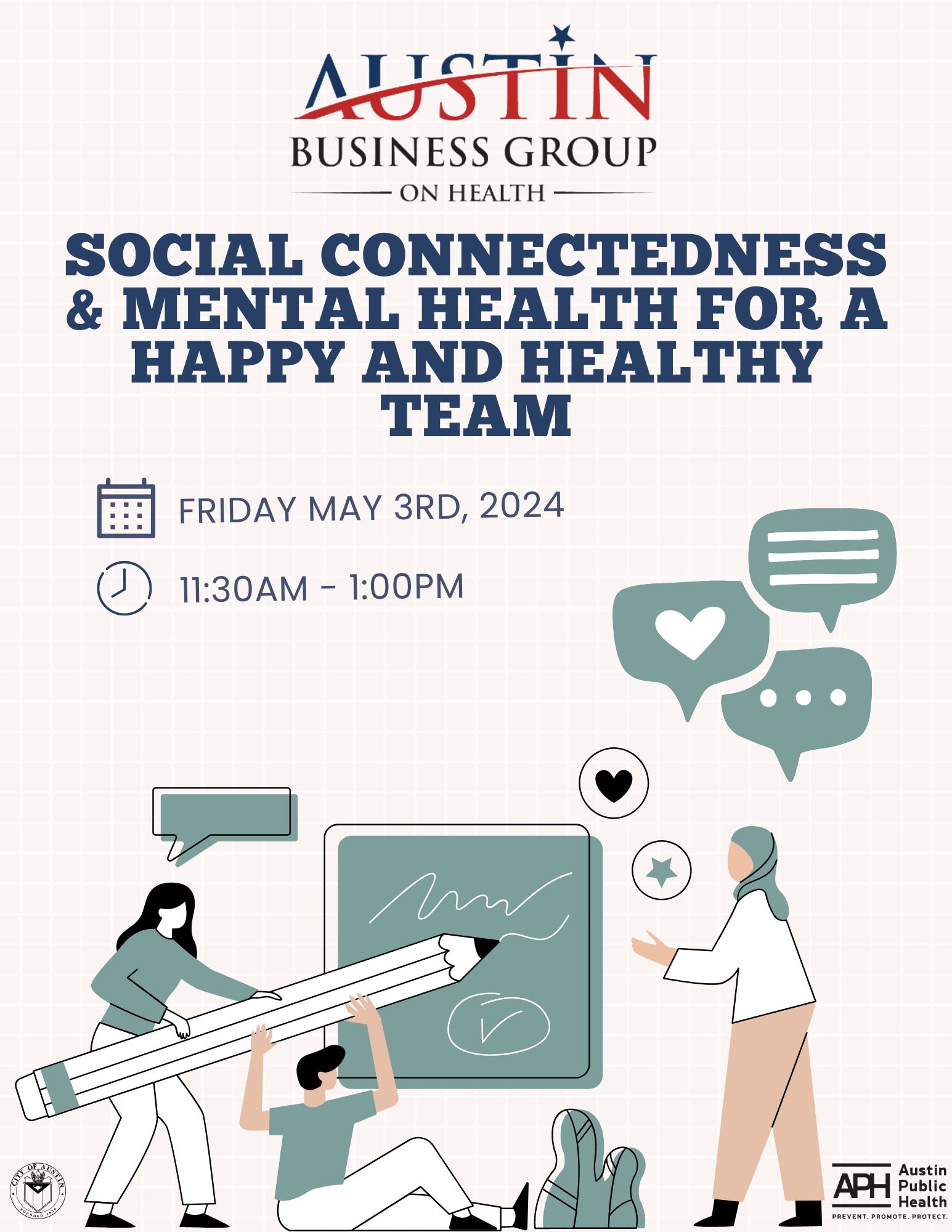 Social Connectedness & Mental Health for a Happy and Healthy Team!